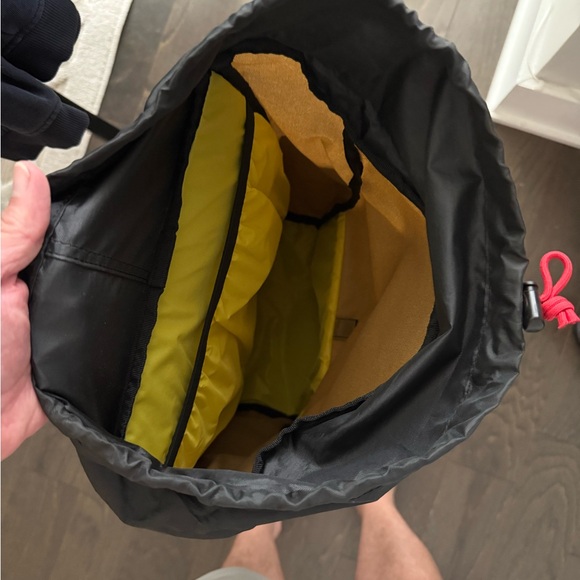 Topo Designs Brown Backpack with Black Accents